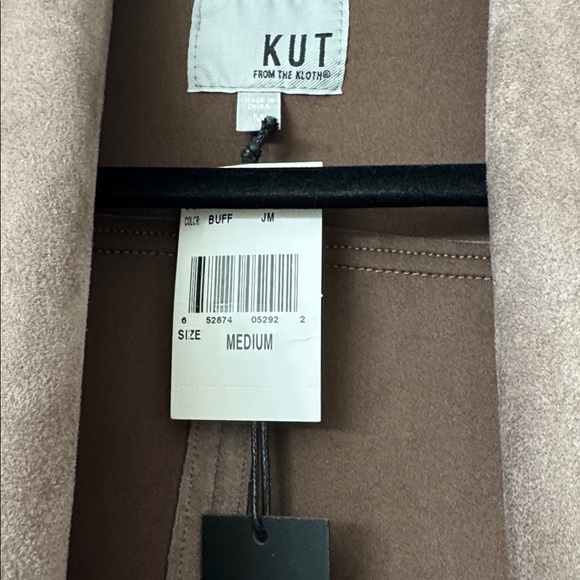 Kut from the Kloth Brown Suede Jacket - Picture 2 of 3